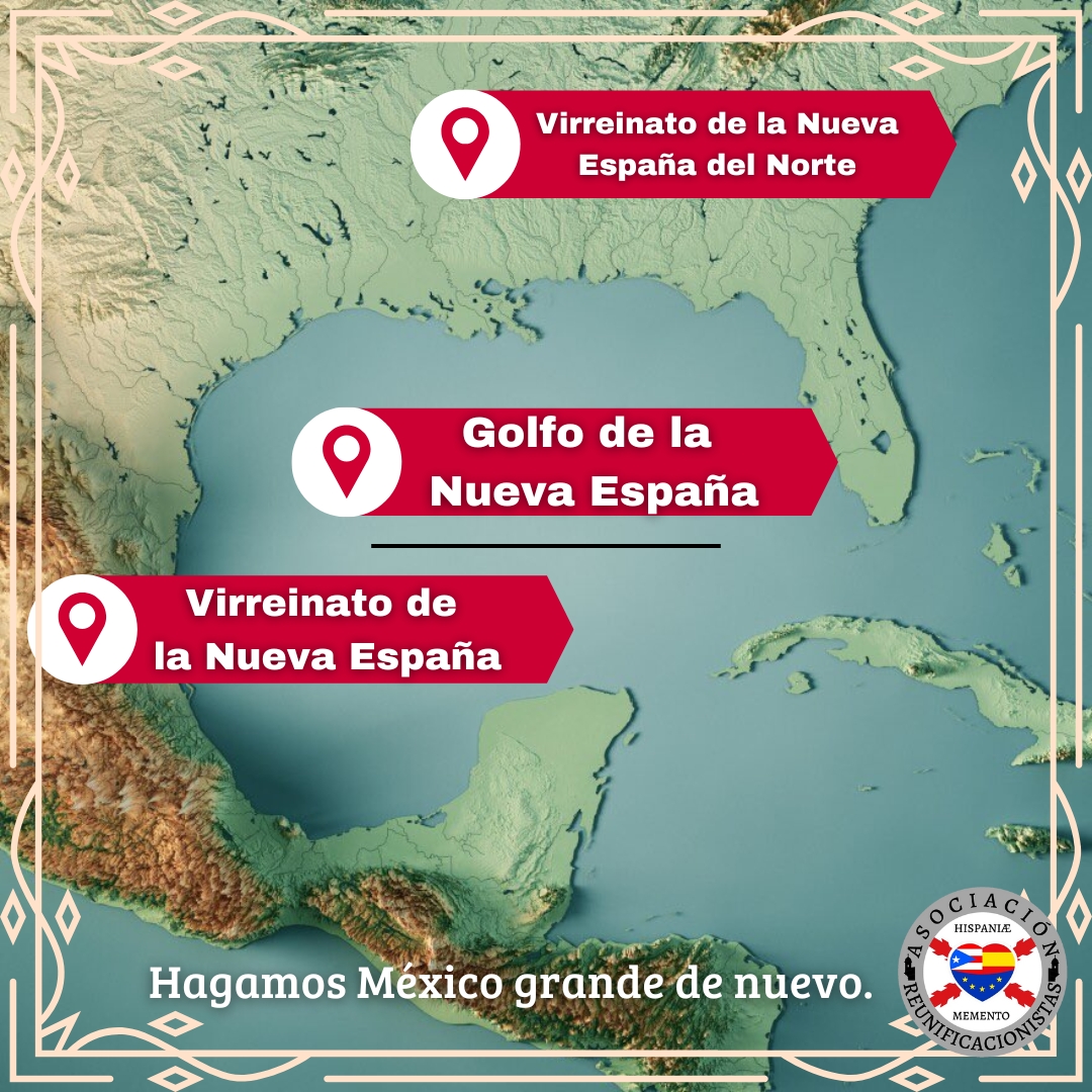 ¿Y POR QUÉ NO LO LLAMAMOS ASÍ?

Cuando México era el Virreinato de la Nueva España, ocupaba 8 MILLONES DE KILÓMETROS CUADRADOS y abarcaba desde Puerto Rico hasta Taiwán.

A partir de la "Independencia", México inicia una decadencia que le ha llevado a PERDER hasta el Golfo.