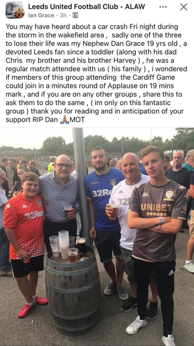 lottielufc8's tweet image. If you didn’t know my good friend Carl who I go to games with, his family friend, could I ask everyone to share it please ❤️🔵⚪️🟡