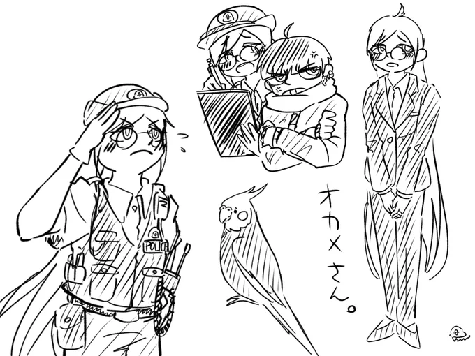 ⚠︎︎擬人化
ちょっと気弱なポリス
オカメさん 