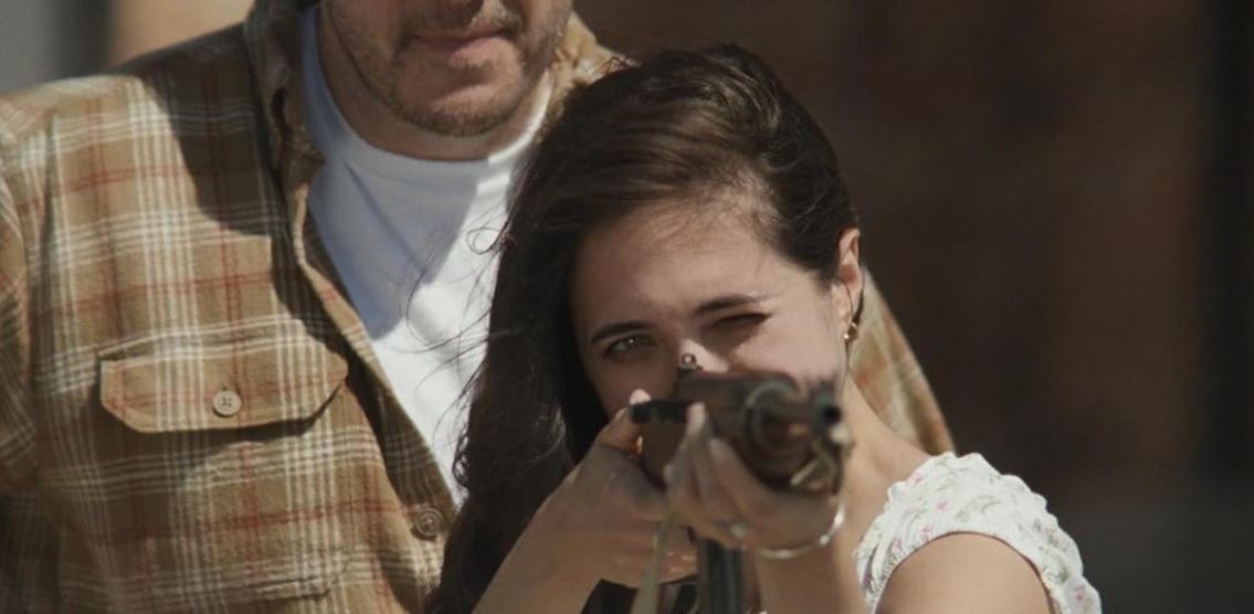 FilmsQuirky's tweet photo. #OnTheRun (2024)   
Two teen sisters learn about their family's involvement with a secret program and go on the run to escape the deadly criminals targeting their family.
#GirlsWithGuns  #SofiaMasson  #TaylorGeare
#FilmX  📽️  🎬 https://t.co/Jig4nroVVA