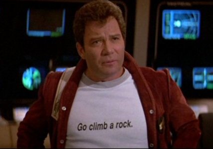 TXTrek's tweet photo. Yesterday at #STSF, Taylor and I did #StarTrekV cosplay. Go Climb a Rock Kirk and campsite McCoy. https://t.co/pNn1KboPVi