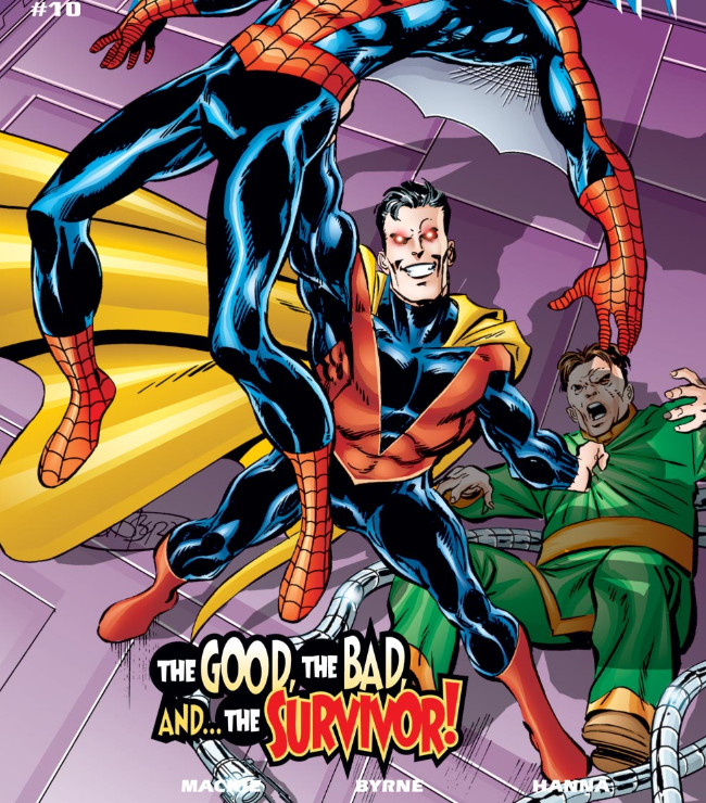 ObscureMarvel's tweet photo. Captain Power first appeared in Amazing Spider-Man Vol 2 #9 #CaptainPower #SpiderMan #Marvel https://t.co/IGu8yPprGT