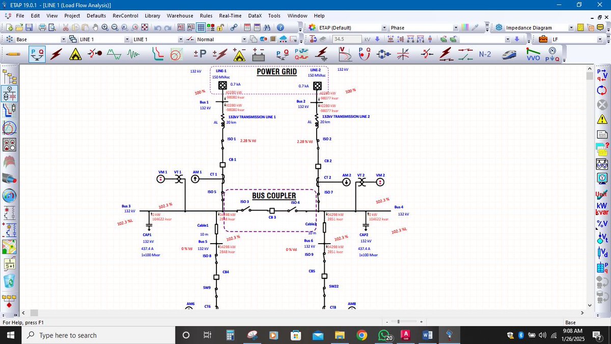 EngrLeoCollins's tweet photo. Completed today.

Bring Work, we still dey active on Designs.

Load Flow Analysis of "300kVA, 33kV/0.415kV distribution substation" and "150MVA 132kV/33kV substation"

Electrical Engineer: Engr Collins Anigbogu https://t.co/opEmisIoRx