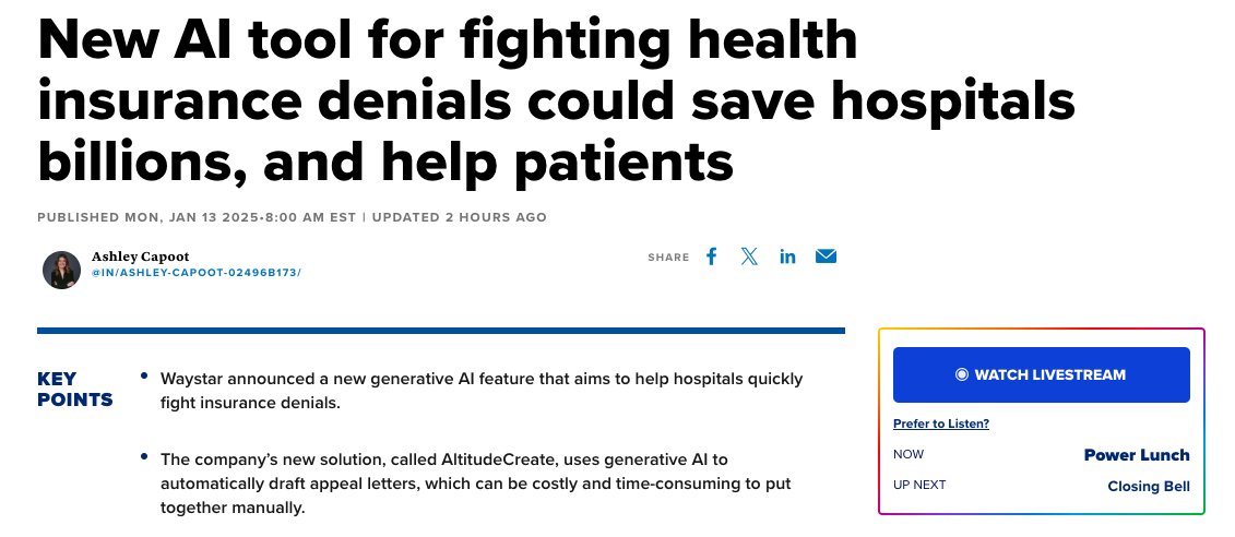 CrowdCEO's tweet photo. Should AI get involved in health insurance? https://t.co/kDkzR2GBZZ