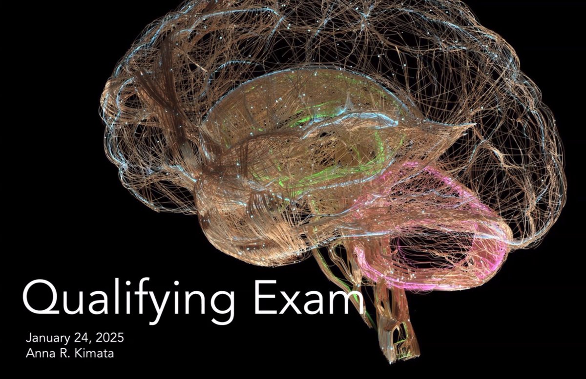 Congrats to stellar <a href="/BrownMedicine/">The Warren Alpert Medical School</a> <a href="/BrownUNeuro/">Brown Neuroscience</a> MD-PhD student <a href="/anna_kimata/">Anna Kimata</a> in our lab <a href="/RestoreNeuroLab/">Restorative Neuroscience Lab / Malik Lab</a>, for passing her PhD Qualifying Exam!  Big thanks to co-advisor <a href="/WaelFAsaad/">Wael Asaad MD, PhD</a>,  and committee members <a href="/cimoore444/">Christopher Moore</a> &amp; Emery Brown for a fantastic discussion!  Exciting work ahead!