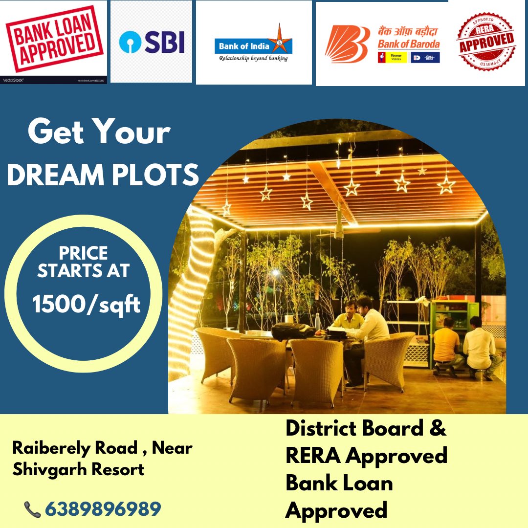 rsonimpex's tweet photo. Arsh Enclave* -
Near Shivgarh Resort Raiberely highway Rate:-1500/- PSF
#RealEstate #RealEstateInvestment #Lucknow #UP #plots #realestatelucknow #motivation #happiness #smile #lucknowcity #love #plants #property #city
#ldaapproved #explore #explorepage #instagood #viralvideos https://t.co/XBPyPG1lNj