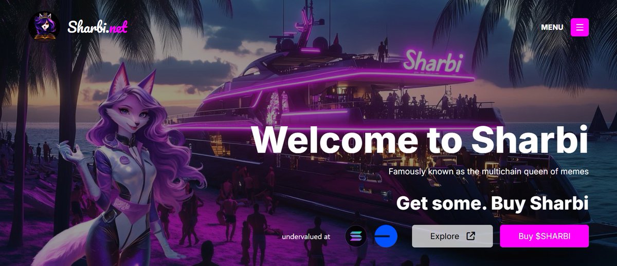ayucharlottee's tweet photo. $SHARBI is more than just a meme coin; it represents a dedicated community that invests significant effort and shares ambitious dreams. 

Currently, $SHARBI operates on two chains: Solana and Base. If you're in search of a robust community and a low market cap, consider exploring $SHARBI.

🍬SOL : 8D1nUMJQam54o34Kj2knFhSTaWoehEr4mBc7LfiDdCqq

🍬Base  : 0x5a75a61032143575067dE2B38eF38d601976091E 

Follow ➡️ @SharbiToken 🐶💜

#Crypto #blockchain #BTC  #SHARBI 

Let's go!