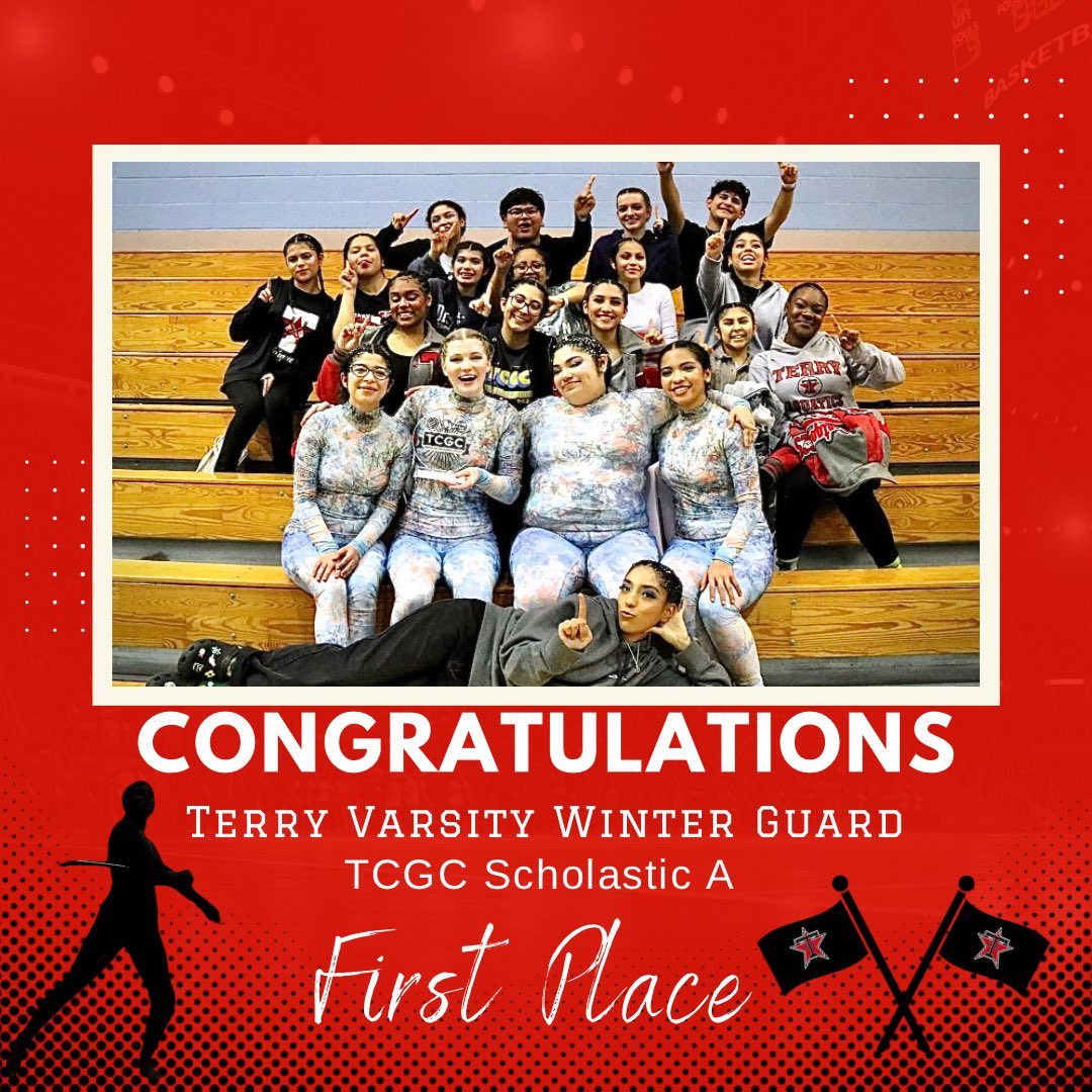 Congratulations Terry Varsity Winter Guard on your First place 🥇 #terryrangerpride #tcgc #enoughisenough #terrywinterguard25