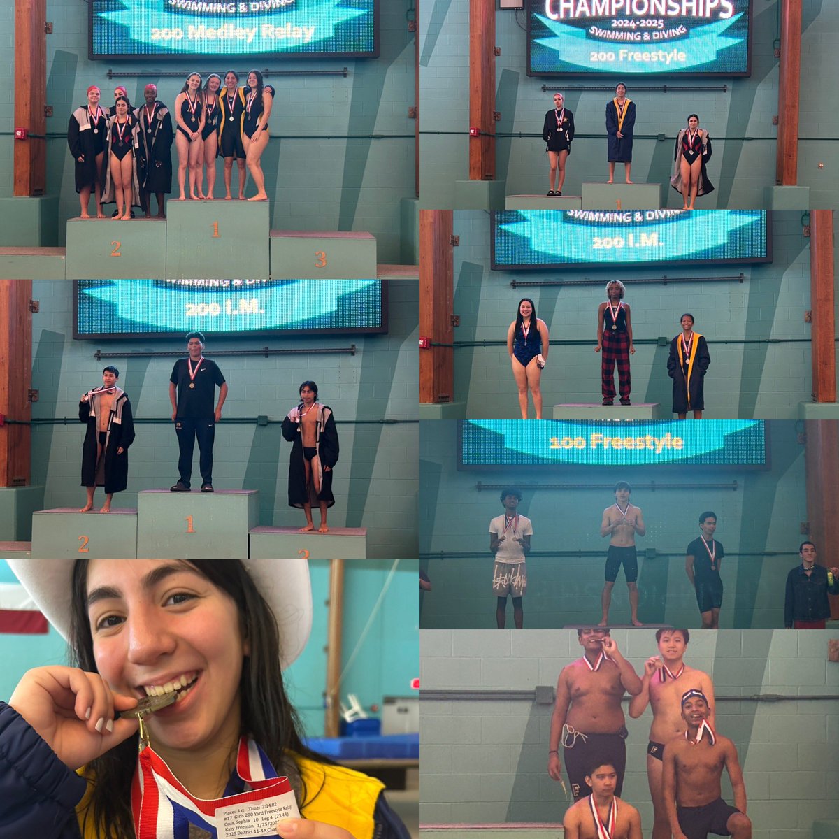 fhsgoldswim's tweet photo. SO incredibly proud of our swimmers yesterday. Girls were district CHAMPS and our boys came in 2nd!! Overall we have 11 swimmers moving on to regionals next weekend! https://t.co/vJuLPwgEk4