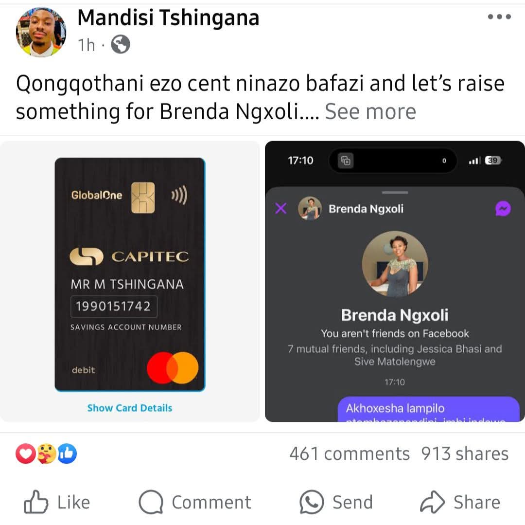 MaNgwanya_77's tweet photo. Ngoba singabantu kwi abaysziyo i pain yomnye umntu 🙏❤️ 

Brenda Ngxoli https://t.co/jeiZjp5gF1