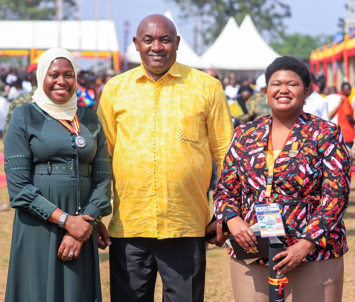 Aminah Zawedde (@azawedde) on Twitter photo Today has been a remarkable day! This Service Award by H.E <a href="/KagutaMuseveni/">Yoweri K Museveni</a> reflects the power of great leadership, partnerships, support, collaboration, and working towards a common goal!
I thank all my teams and private sector players who enabled us to realise this win during Today has been a remarkable day! This Service Award by H.E <a href="/KagutaMuseveni/">Yoweri K Museveni</a> reflects the power of great leadership, partnerships, support, collaboration, and working towards a common goal!
I thank all my teams and private sector players who enabled us to realise this win during