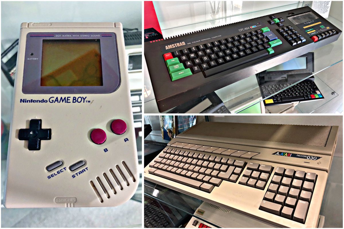 SWRetroComp's tweet image. Today’s #RetroTrio offers you the #Amstrad #CPC464, #Atari #Falcon030 and #Nintendo #GameBoy. Which will you keep, gift to a friend and delete forever? #RetroComputing #ComputerHistory #RetroGaming #VideoGames