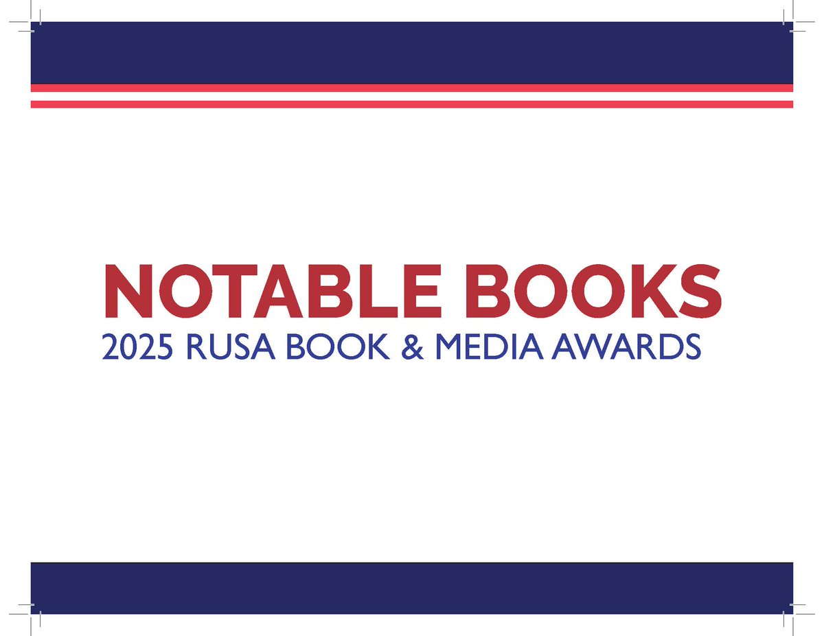 The 2025 Notable Books were announced during RUSA's Book &amp; Media Awards Ceremony at #LibLearnX25.
Check out the full of Fiction, Nonfiction and Poetry selections at rusaupdate.org/2025/01/2025-n…