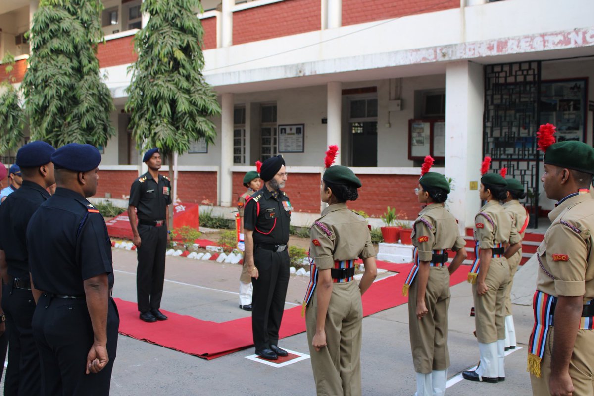 1gctrncc's tweet photo. #76thRepublicDayBharat
The 76th Republic Day was observed with immense enthusiasm and patriotic fervor, reflecting the spirit of unity and nationalism, as celebrated by the Officers, PI staff, and Cadets of 1GCTR NCC Vadodara. https://t.co/cHR1Y01GuS