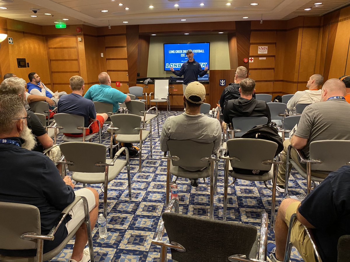 fbcoachsimpson's tweet photo. Cruise clinic for coaches and wives for 2026 is up for those wanting info:

https://t.co/kr94xTML0w https://t.co/ePDZtCKSDY