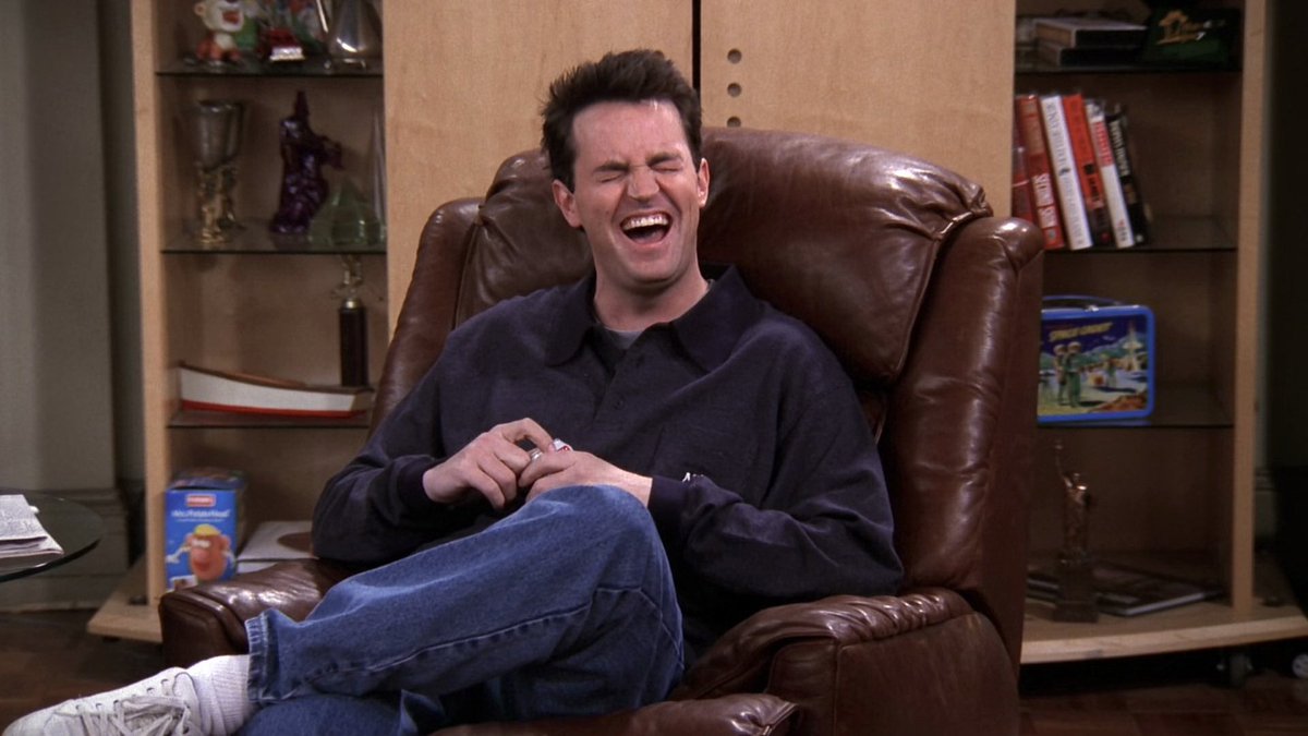 friendsadiciton's tweet photo. chandler bing invented the 😆 emoji https://t.co/3E0Azi01TK
