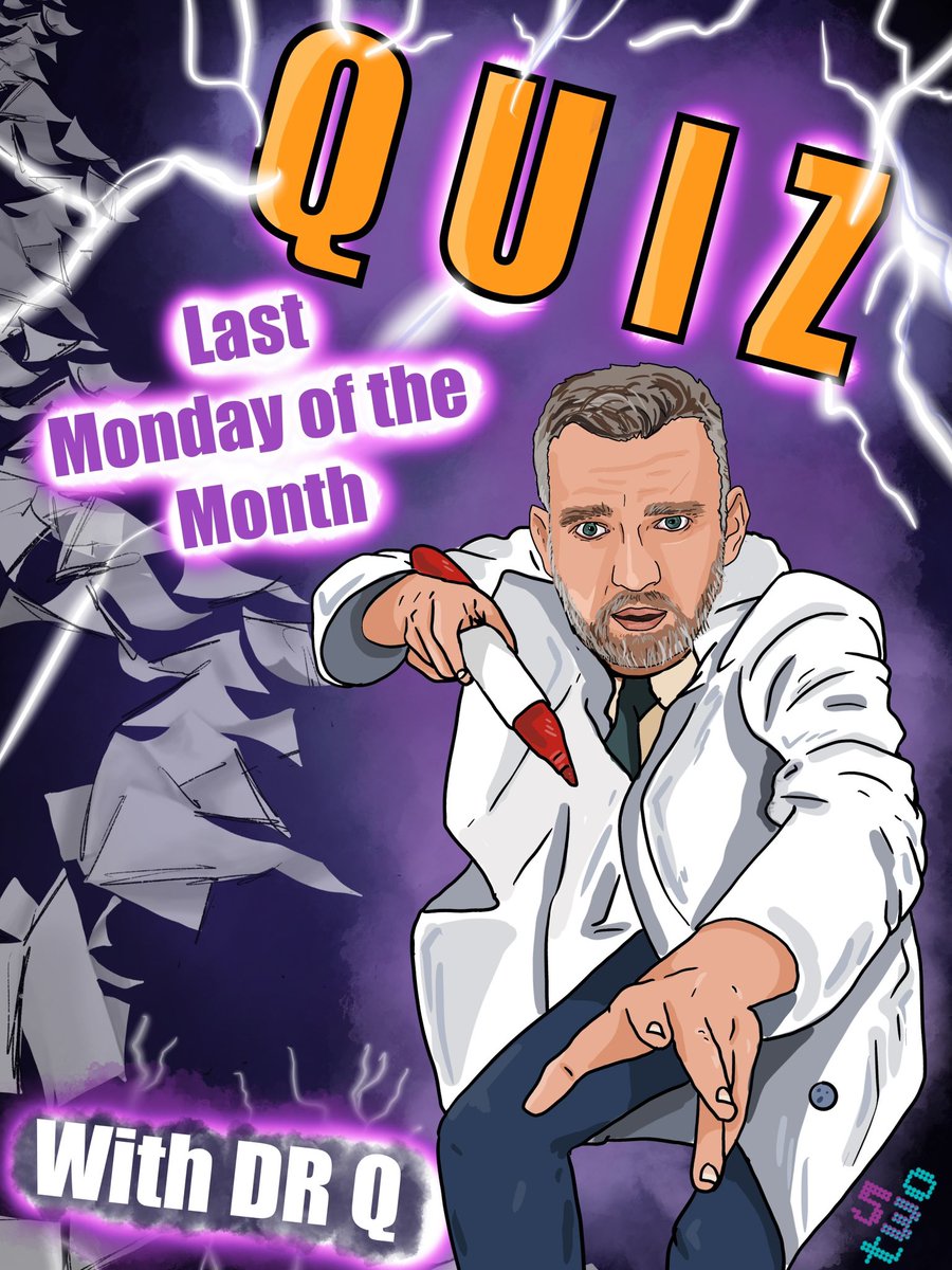 🚨TOMORROW!🚨

Warm up your think-cages! <a href="/DrQ2U/">Dr Q</a> is in town tomorrow! 

Come &amp; join us for the most exciting #PubQuiz in #Manchester! Don’t like pub quizzes? You’ll like this one! 

Reserve your team table now with Alex; alex@53two.com 💙💜 

#Quiz #Mcr