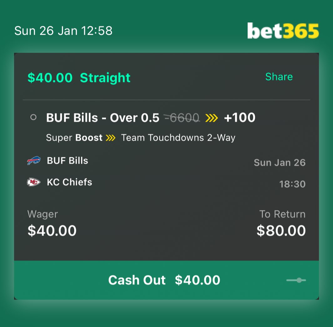 MoneyMeef's tweet photo. NFL BET365 SUPERBOOST MUST PLAY
🚨🚨🚨🚨🚨

Max it out and if it misses bills were working in tandem w vegas to sell https://t.co/TgKQbdrzI3