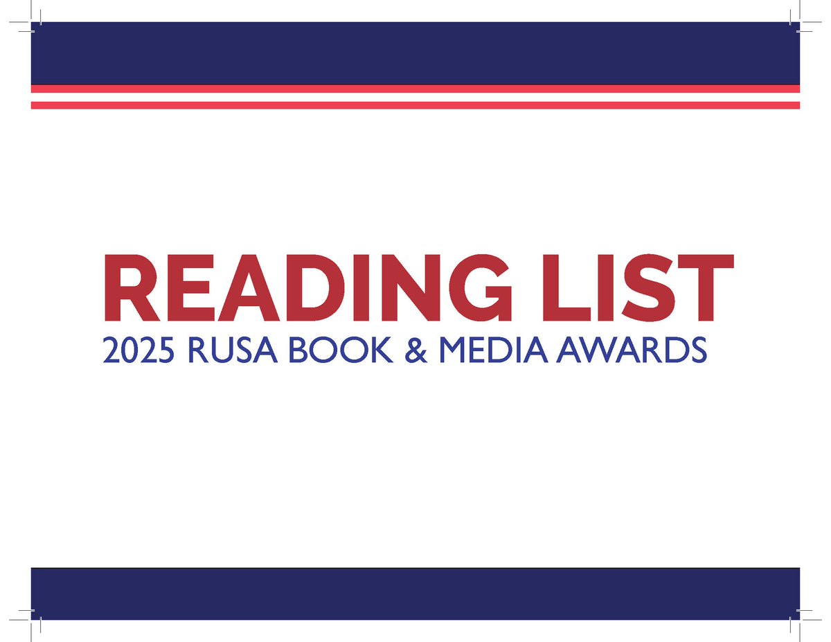 2025 Reading List Announced. Find the year's best of lists in Adrenaline, Fantasy, Historical fiction, Horror, Mystery, Relationship fiction, Romance, and Science Fiction at rusaupdate.org/2025/01/2025-r…  #LibLearnX25
