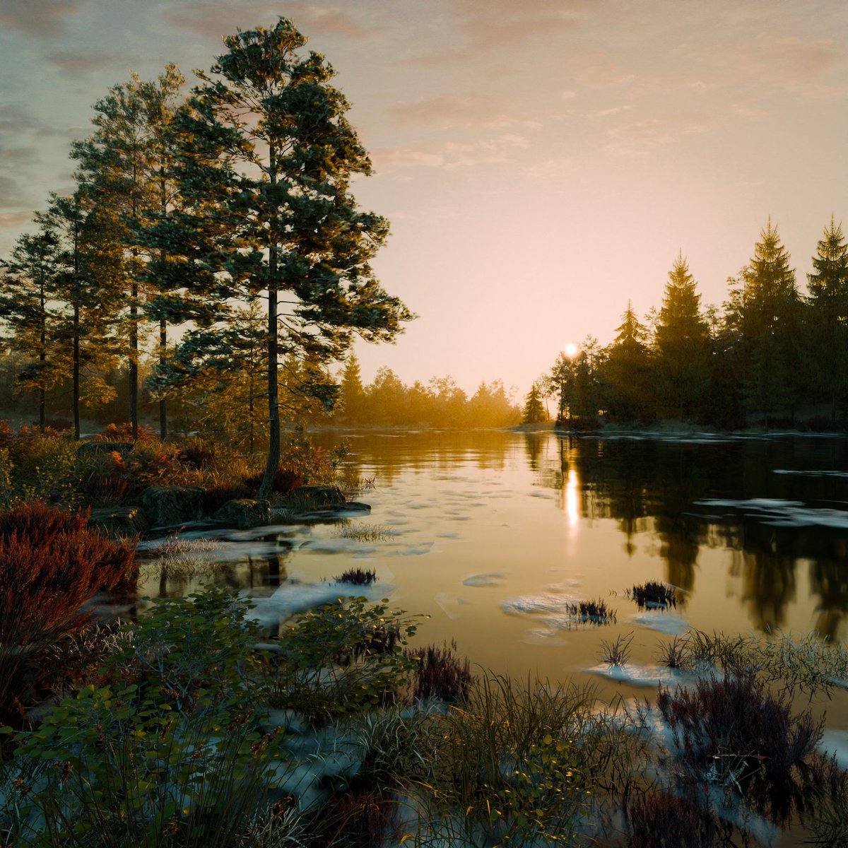 'A light winter by the lake' by Peter Černý  

blenderartists.org/t/a-light-wint…

#b3d #blender3d #blenderart #blenderrender #blendercommunity