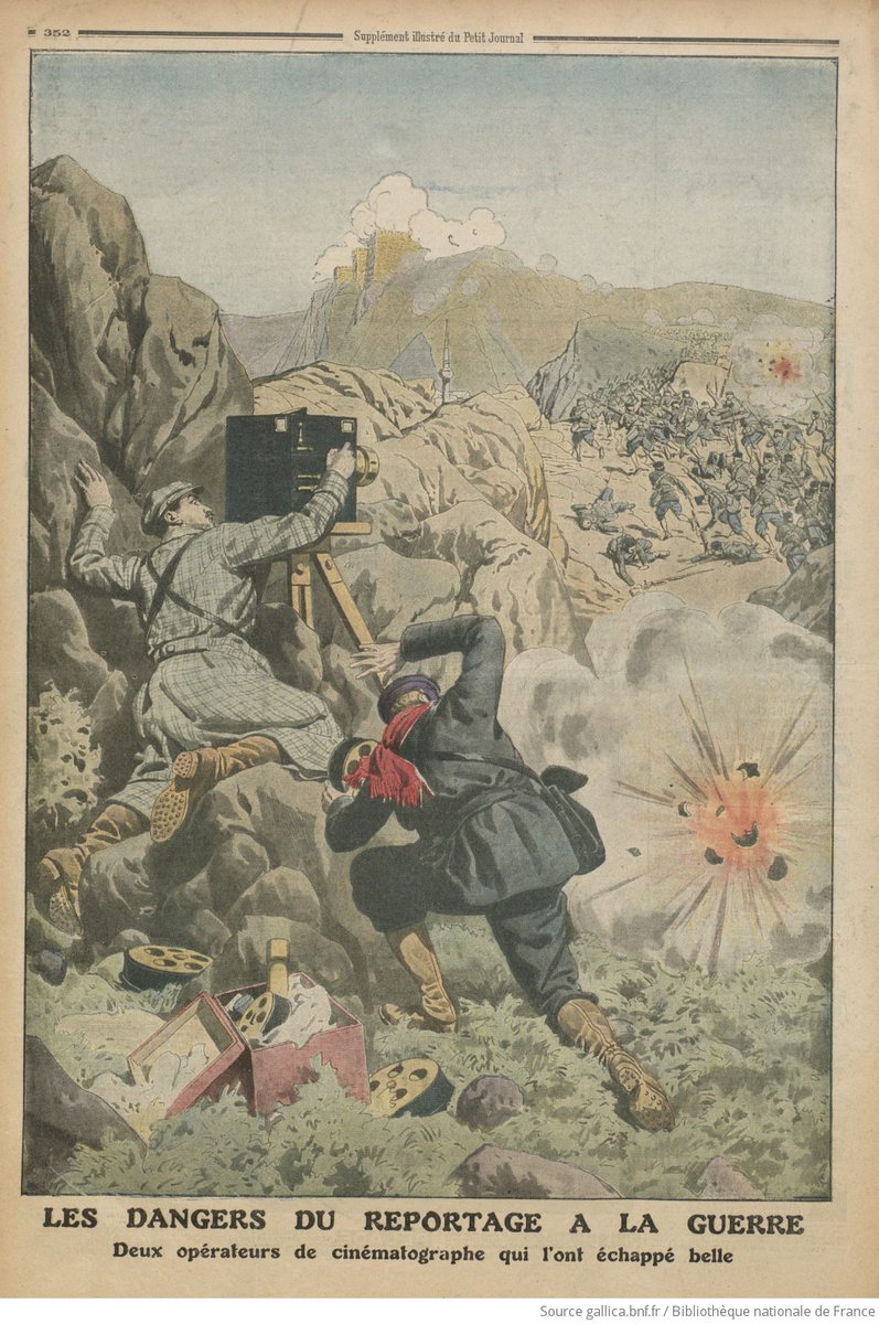 Le Petit Journal Nov 3 1912 covers pre-WW1 Balkan War:
A touching Montenegrin tradition 
The King's kiss to the dead and wounded 

The dangers of reporting on war. Two war correspondents have a narrow escape
x.com/ThisDayInWWI/s…