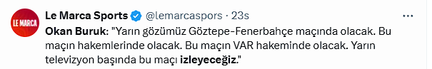 hakkıyla maç kazanan bir takım izlemiş oldun Okan bu akşam, senin için de bir değişiklik oldu. iyi gelmiştir bünyene.