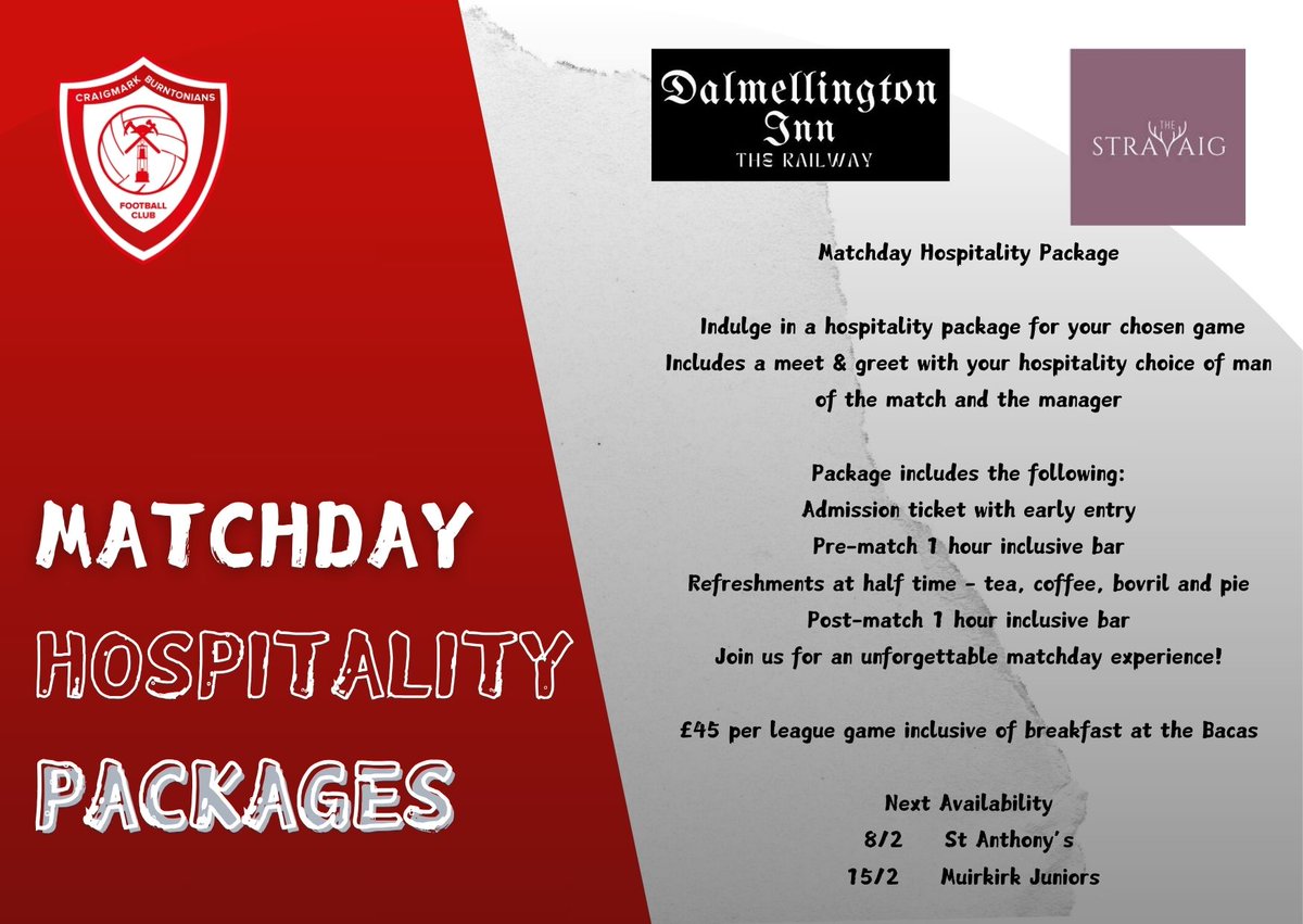 Craigmark Burntonians JFC 1929 Official tweet media