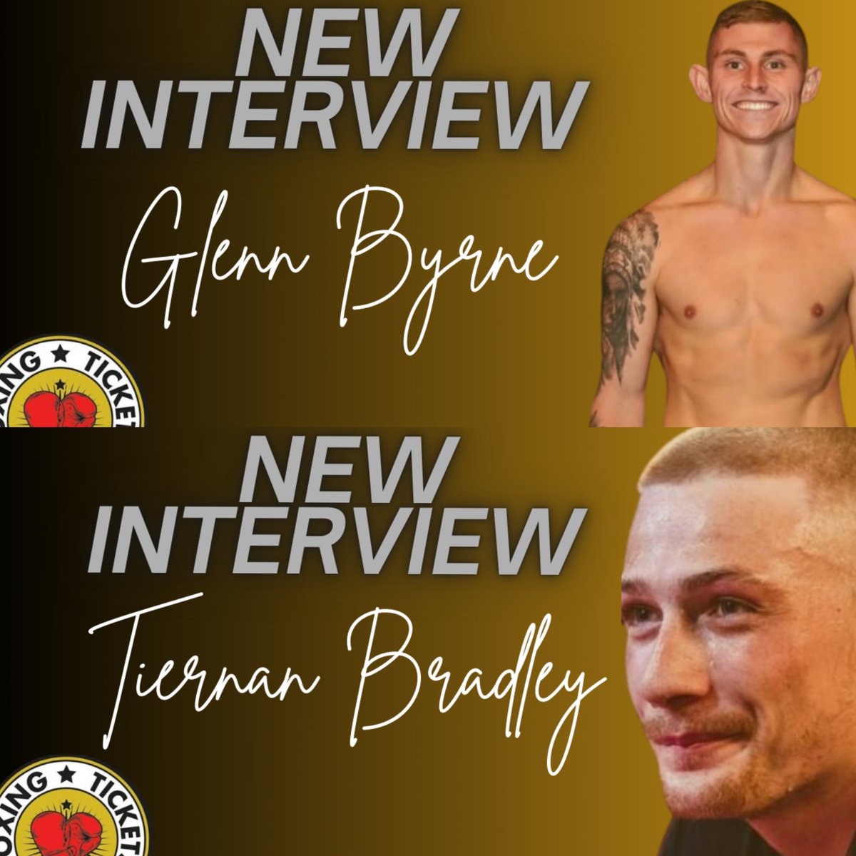 Boxing Tickets NI (@boxingticketsni) on Twitter photo Sunday Catch Up โฎ๏ธโญ๏ธ
Only 2 interviews completed this Week, taking our tally to 28 in January so far
Not caught up with our interviews with <a href="/glenn_byrne11/">Glenn Byrne</a> & <a href="/TBradleyBoxing/">Tiernan Bradley</a> yet?
Then click below and give them a watch โฌ๏ธ
youtube.com/@BoxingTicketsโฆ Sunday Catch Up โฎ๏ธโญ๏ธ
Only 2 interviews completed this Week, taking our tally to 28 in January so far
Not caught up with our interviews with <a href="/glenn_byrne11/">Glenn Byrne</a> & <a href="/TBradleyBoxing/">Tiernan Bradley</a> yet?
Then click below and give them a watch โฌ๏ธ
youtube.com/@BoxingTicketsโฆ
