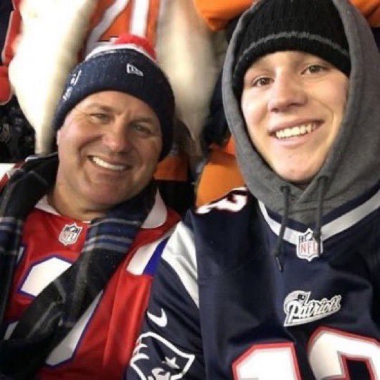 BostonCream's tweet photo. Good luck to Patriots super fan Josh Allen today. https://t.co/GYmixnYwoh