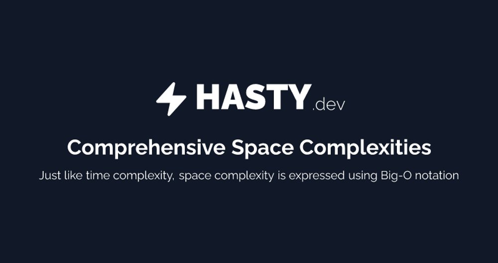 Mobilpadde's tweet image. Intro to Big-O & Space
How much memory does your code use? 🤔 Big-O notation helps us understand space complexity! Let's explore! 🧠 #BigO #SpaceComplexity #Coding