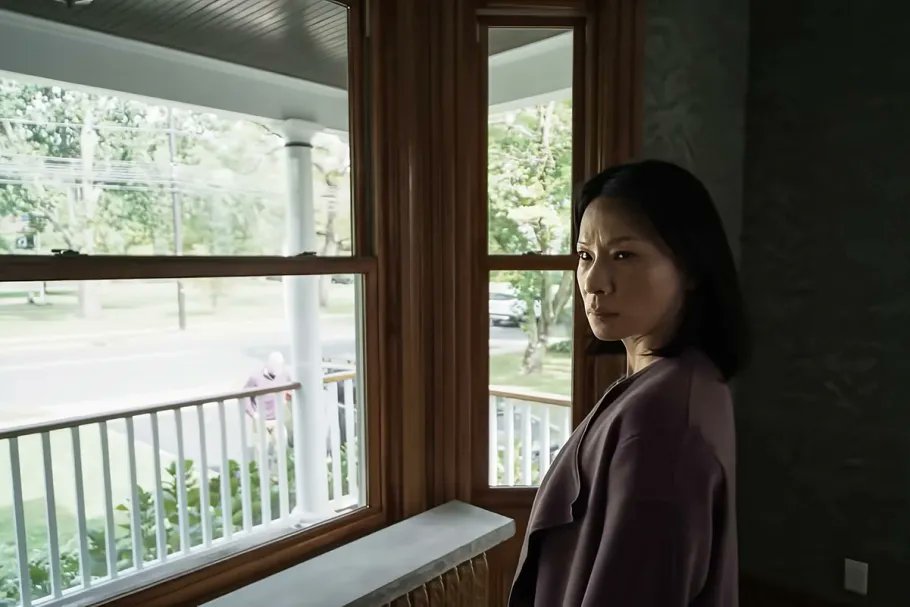 Variety's tweet photo. Steven Soderbergh’s “Presence” stumbled with $3.4 million in its first weekend of release. Lucy Liu and Chris Sullivan star in the ghost thriller told from the perspective of the supernatural entity that’s haunting their new home. https://t.co/fDpXtgOKkB https://t.co/iBrKMVAhM1
