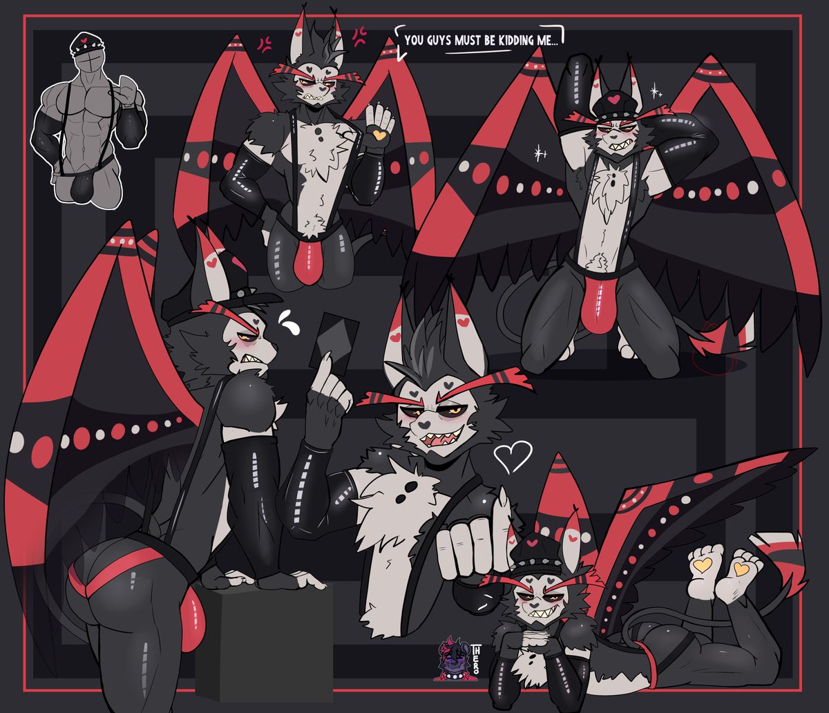 Therot0's tweet photo. Second outfit complete 🥴
#Husk #HazbinHotel https://t.co/EzOzDlXvOG
