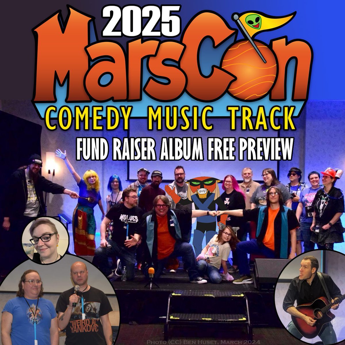 Check out the 2025 <a href="/MarsConComedy/">MarsCon Comedy Music Track</a> Music Track Fund Raiser Album 30-min. FREE PREVIEW at tinyurl.com/MarsCon2025Fun…! You can get the full 4-hour collection of live funny music concert excerpts from <a href="/MarsconMpls/">MarsCon: Gone Rogue</a> 2024 for $30 at marsconcomedy.com/shop! Pre-reg: marscon.org/2025/registrat…