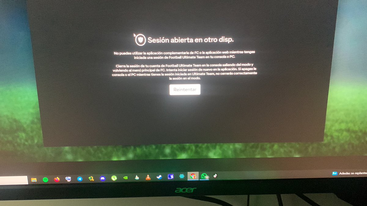 Andyvastu's tweet photo. @Malok1704 @stevanliterally @EASFCDirect Not for me. I can’t do anything. I tried to log in on Ps5, then I got kicked out but the app doesn’t alow me to log in. What a BS https://t.co/tmkYNiiQ2l