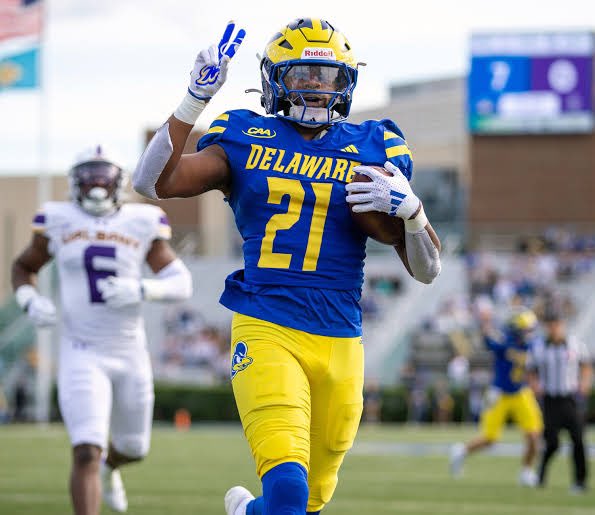 Tymir Gaines⭐️ (@tymirgaines) on Twitter photo After a great conversation with <a href="/Coach_ArtLink/">Art Link</a> I’m Blessed to receive (an) offer from the university of Delaware blue hens ✝️ #AGTG
<a href="/Delaware_FB/">Delaware Football</a> <a href="/hutch_coach/">CoachHutch</a> <a href="/BankrollMarkham/">Sean Markham</a> <a href="/Only1CoachJosh/">Coach Josh🏈</a> <a href="/MDCanes19/">MDHurricaneFB</a> After a great conversation with <a href="/Coach_ArtLink/">Art Link</a> I’m Blessed to receive (an) offer from the university of Delaware blue hens ✝️ #AGTG
<a href="/Delaware_FB/">Delaware Football</a> <a href="/hutch_coach/">CoachHutch</a> <a href="/BankrollMarkham/">Sean Markham</a> <a href="/Only1CoachJosh/">Coach Josh🏈</a> <a href="/MDCanes19/">MDHurricaneFB</a>