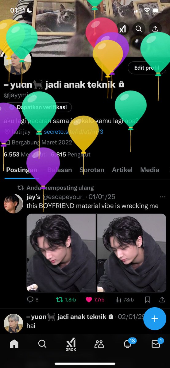 jayymiaw's tweet photo. banyak balon https://t.co/BKx1dNIvdA