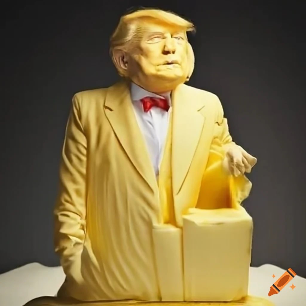 The recipe asked me to add a knob of butter. It took a while to make but I hope it works. 
#usa #trump #recipe