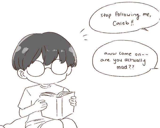Desperately wanting caleb zayne mc childhood content bc caleb never talks about him but i just know their dynamic had to be so cute 😩 