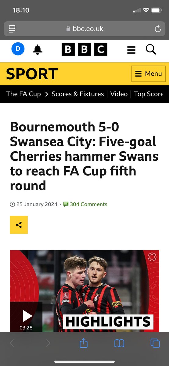 AlexJLancaster's tweet photo. Is no one gonna mention how #afcb have won 5–0 at home on the exact same day for two years in a row now? https://t.co/xH2us0SPvK