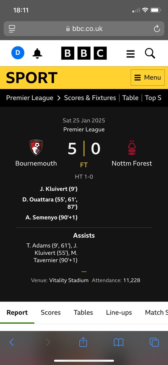 AlexJLancaster's tweet photo. Is no one gonna mention how #afcb have won 5–0 at home on the exact same day for two years in a row now? https://t.co/xH2us0SPvK