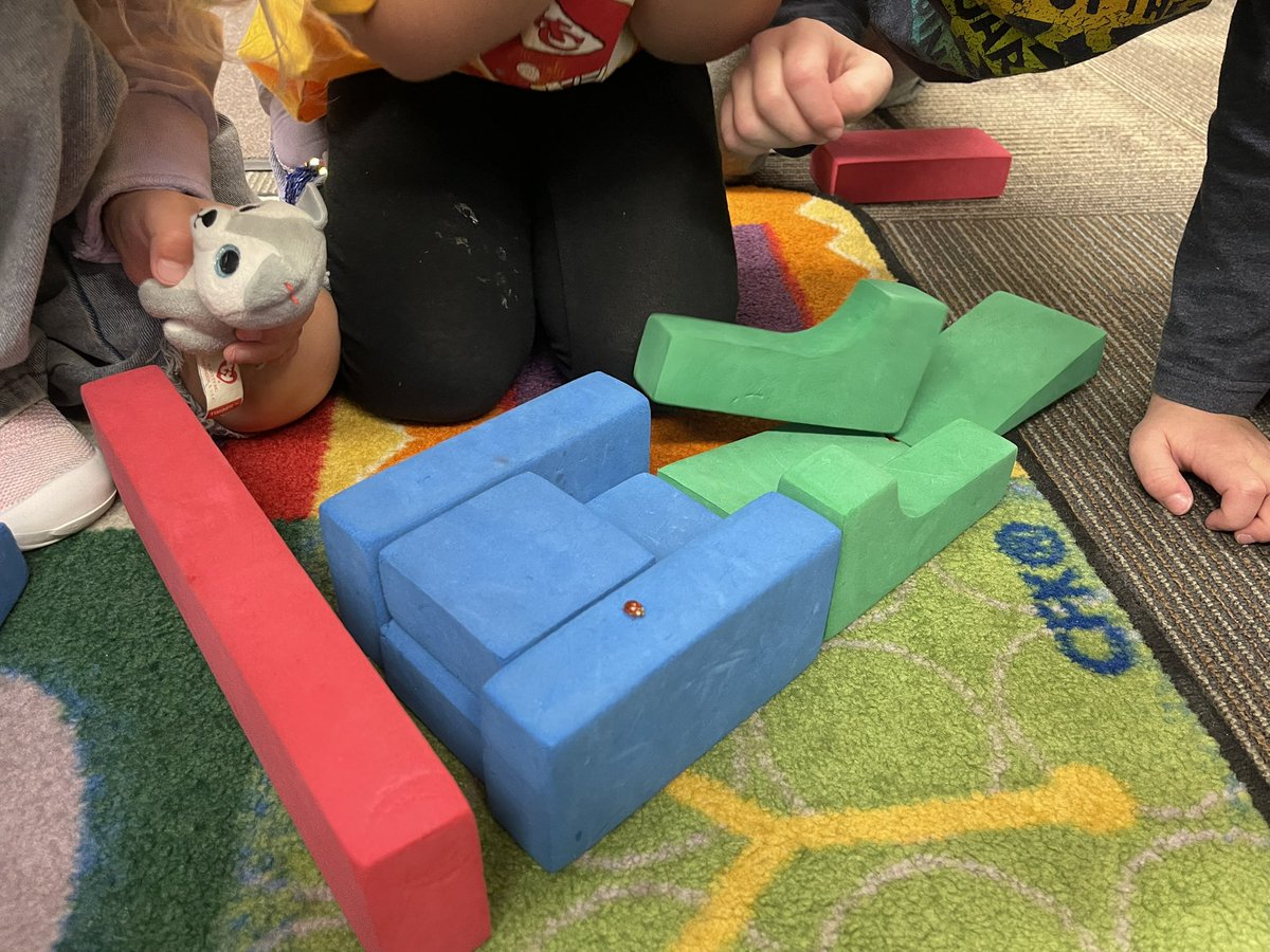 PreK_rocks_'s tweet photo. The kids had fun making obstacles and a house for our ladybug! 🐞 @BrookridgeSMSD @theSMSD https://t.co/ZErrt5Yj5m