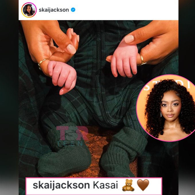 She becomes the former Disney star Sky Jackson as the mother of Kasai!