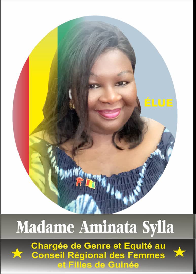 C’est avec fierté que nous vous annonçons que, la Présidente de l’ONG GDD a été élue CHARGÉE de GENRE et EQUITÉ au BUREAU EXÉCUTIF du CONSEIL NATIONAL des FEMMES et FILLES de GUINÉE .