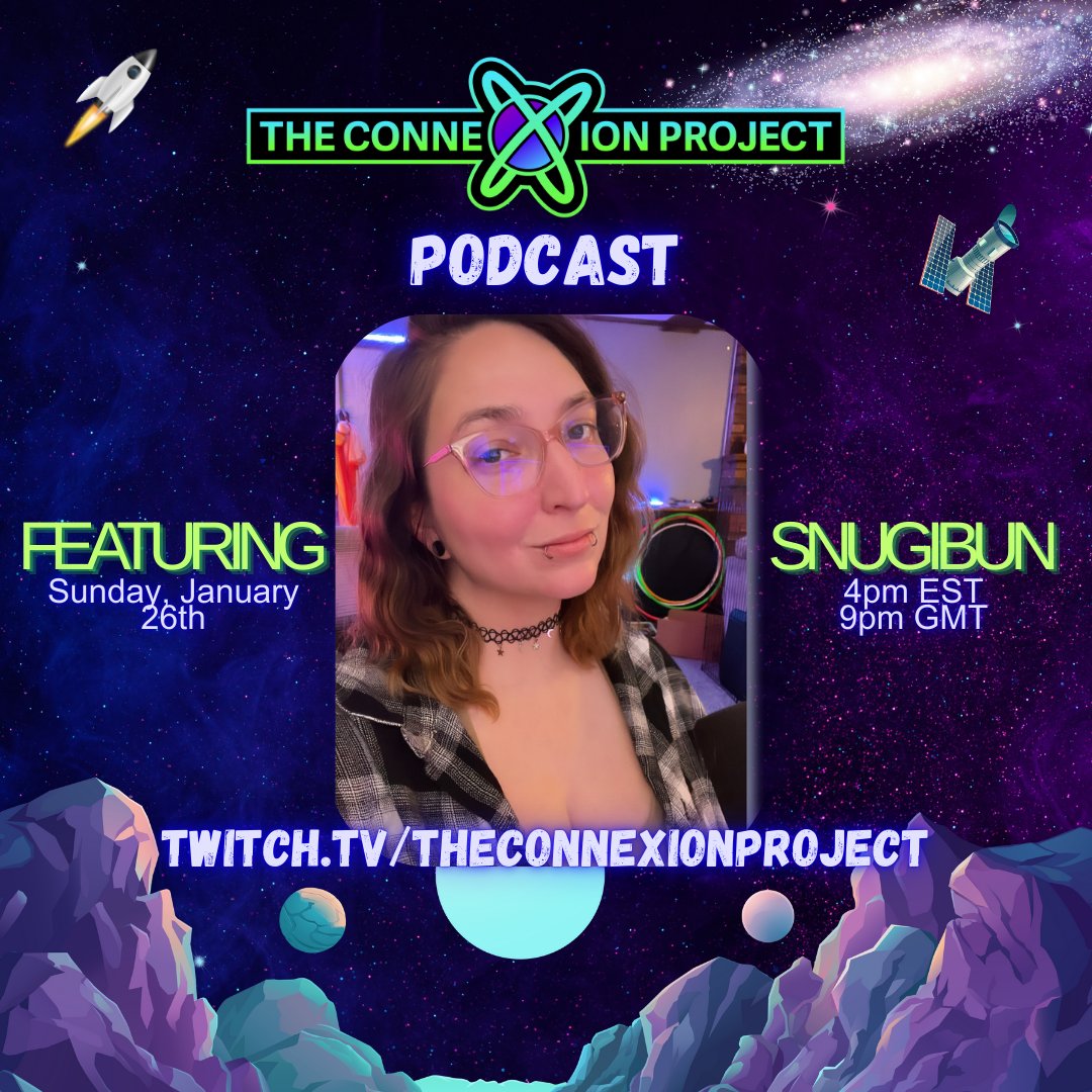 The Connexion Project (@connexionproj) on Twitter photo Its that time!!
You know what Sunday it is?! CXP PODCAST SUNDAY! We're so excited to announce we have a special guest joining us tonight, <a href="/Snugibun/">Snugibun | Erika</a> !! Come join us at 4pmEST/9pm GMT over at twitch.tv/theconnexionpr… Its that time!!
You know what Sunday it is?! CXP PODCAST SUNDAY! We're so excited to announce we have a special guest joining us tonight, <a href="/Snugibun/">Snugibun | Erika</a> !! Come join us at 4pmEST/9pm GMT over at twitch.tv/theconnexionpr…