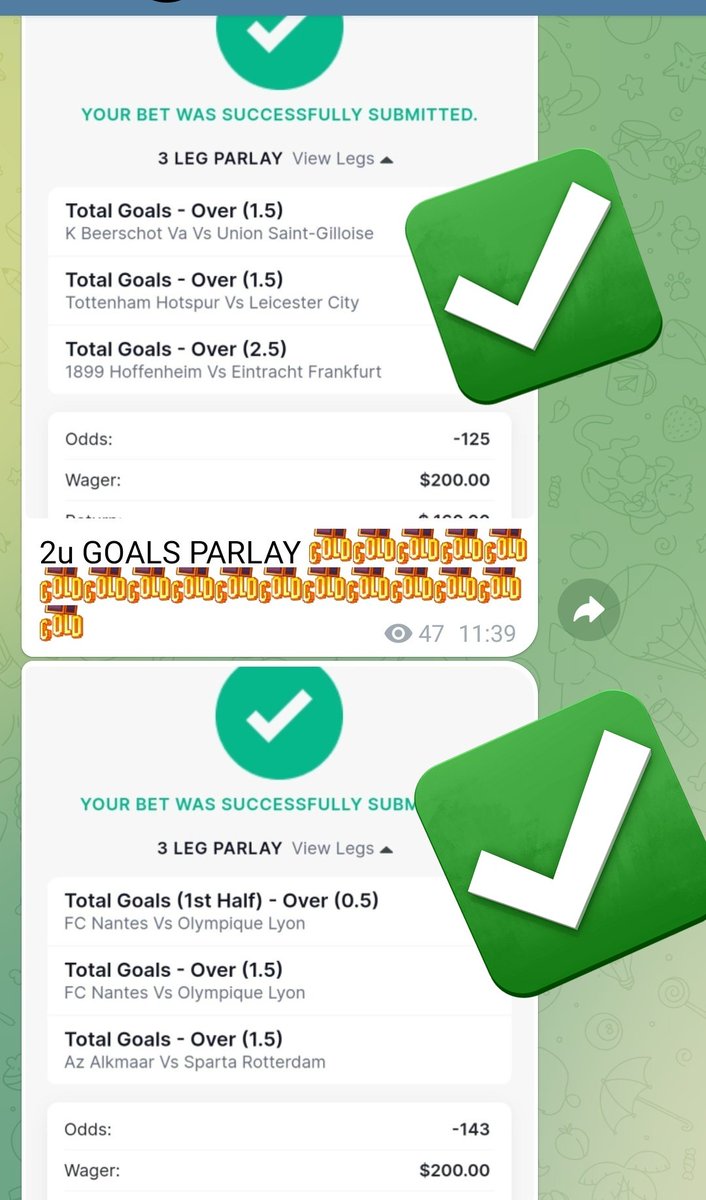 TwoLooney's tweet photo. 🌟 What a day for our VIPs at The Looney Two Tipsters! 🌟
🔥 Back-to-back parlays cashed:
-125 ✅
-143 ✅
💥 And for good measure, another IN-PLAY WIN smashed! 💥
💎 This is how winning Sundays are made – JOIN US NOW: https://t.co/R0Y4bU8TXF
#WinningStreak #LooneyLocks #ParlayKings #InPlayMagic #VIPBets #BetSmarter #SportsBettingWins