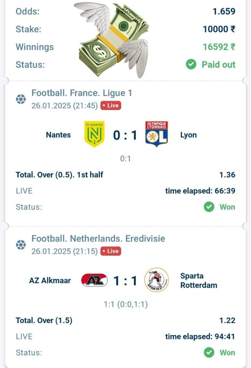 TwoLooney's tweet photo. 🌟 What a day for our VIPs at The Looney Two Tipsters! 🌟
🔥 Back-to-back parlays cashed:
-125 ✅
-143 ✅
💥 And for good measure, another IN-PLAY WIN smashed! 💥
💎 This is how winning Sundays are made – JOIN US NOW: https://t.co/R0Y4bU8TXF
#WinningStreak #LooneyLocks #ParlayKings #InPlayMagic #VIPBets #BetSmarter #SportsBettingWins