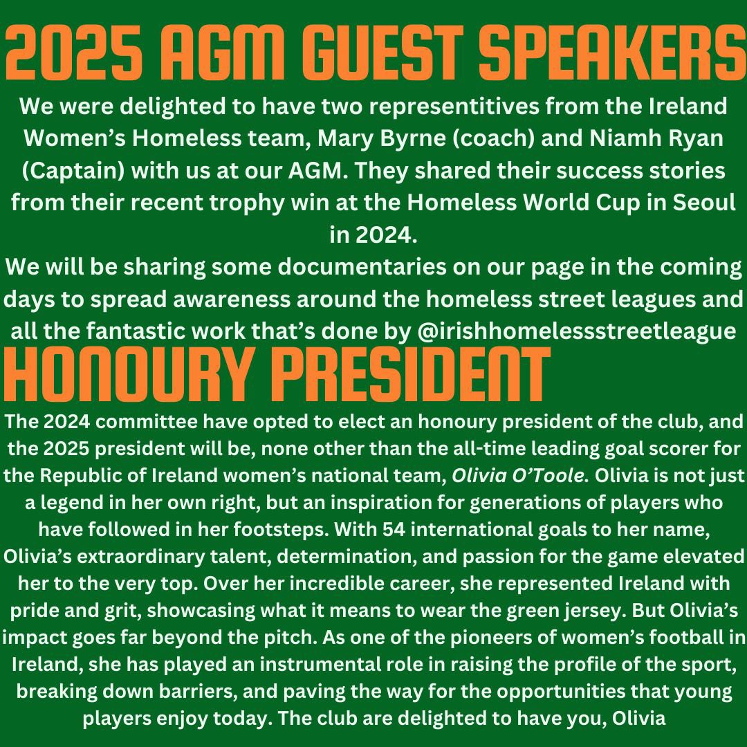 irelandwntsc's tweet photo. Following our 2025 AGM that was held yesterday, we have some important information to share: 
- Membership Updates 
- ⁠Exclusive Merch 
- ⁠Guest Speakers/Honorary President 
- ⁠New committee https://t.co/lv98SR0BCC