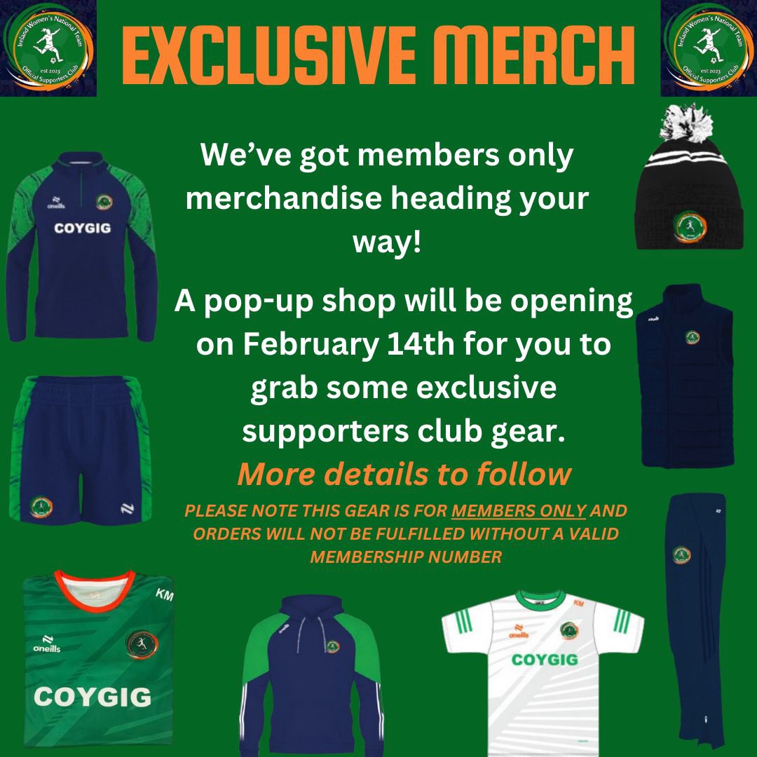 irelandwntsc's tweet photo. Following our 2025 AGM that was held yesterday, we have some important information to share: 
- Membership Updates 
- ⁠Exclusive Merch 
- ⁠Guest Speakers/Honorary President 
- ⁠New committee https://t.co/lv98SR0BCC