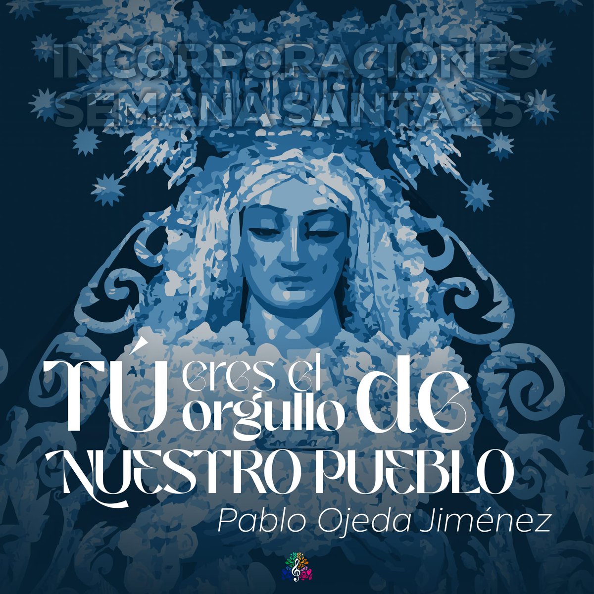 🎶 𝑰𝑵𝑪𝑶𝑹𝑷𝑶𝑹𝑨𝑪𝑰𝑶𝑵𝑬𝑺 𝟐𝟎𝟐𝟓

➡️  "Tu eres el orgullo de nuestro pueblo" de Pablo Ojeda Jiménez.

📝Compuesta en 2021 dedicada a la Virgen de la Soledad de Alcalá del Río.

📱#suenavirgendelrio #semanasanta #sevilla