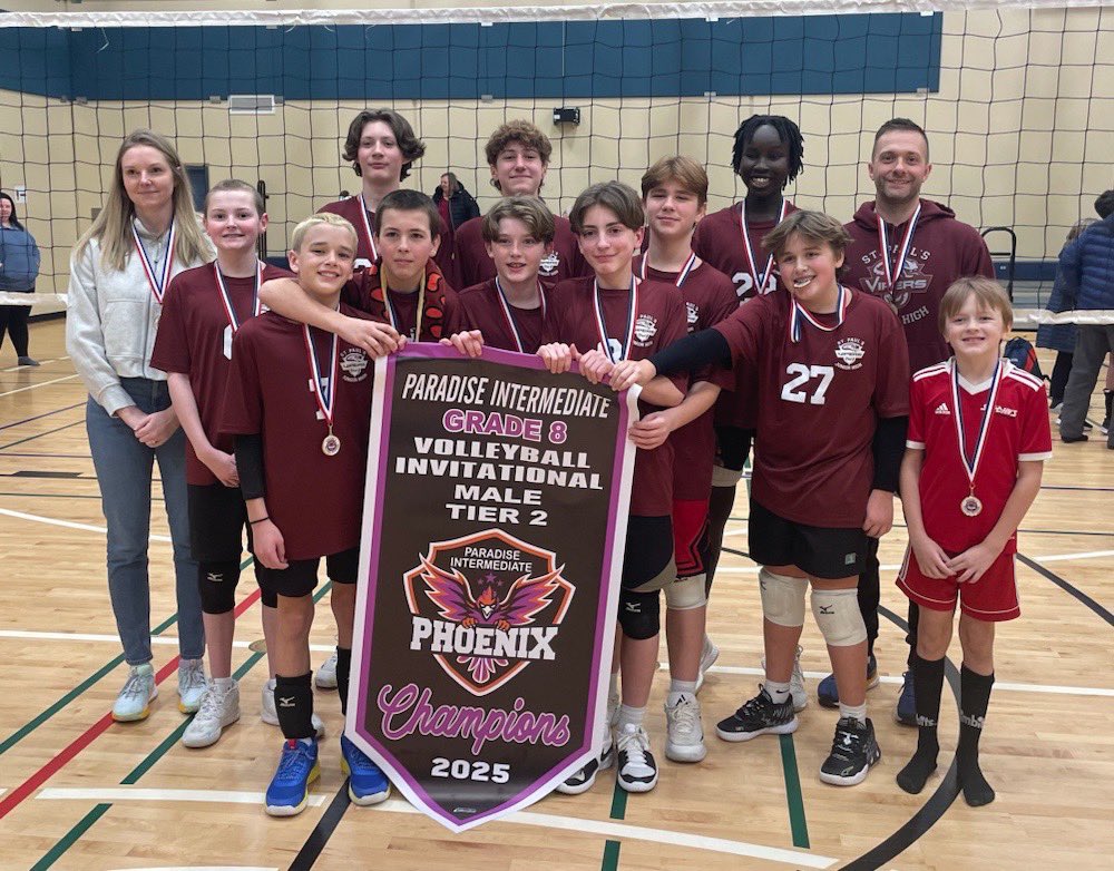 VipersAthletics's tweet photo. 🏐Congratulations to our Boys 7/8 Volleyball team on winning the Tier 2 championship at Paradise Intermediate this weekend! 2 titles so far this year in their first year as a team. Great work!
#govipersgo https://t.co/NnOq7J6TnV